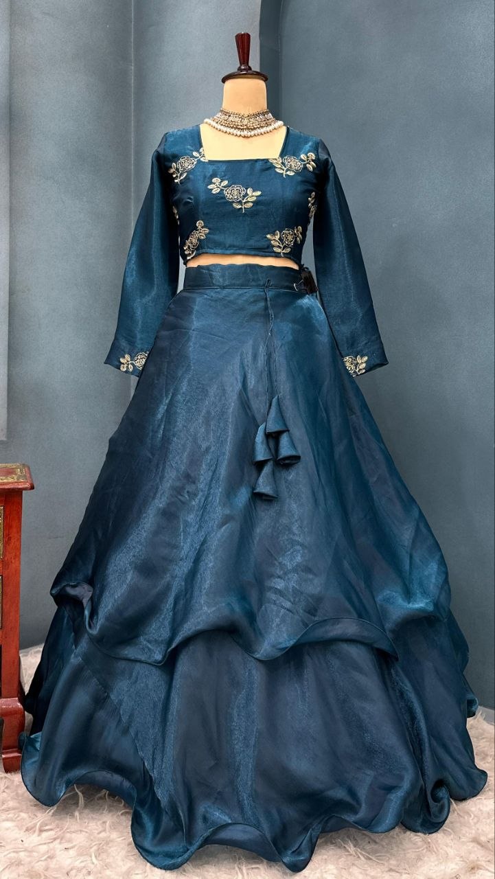 Beautifull Designer Wear 3 in 1 Lehenga