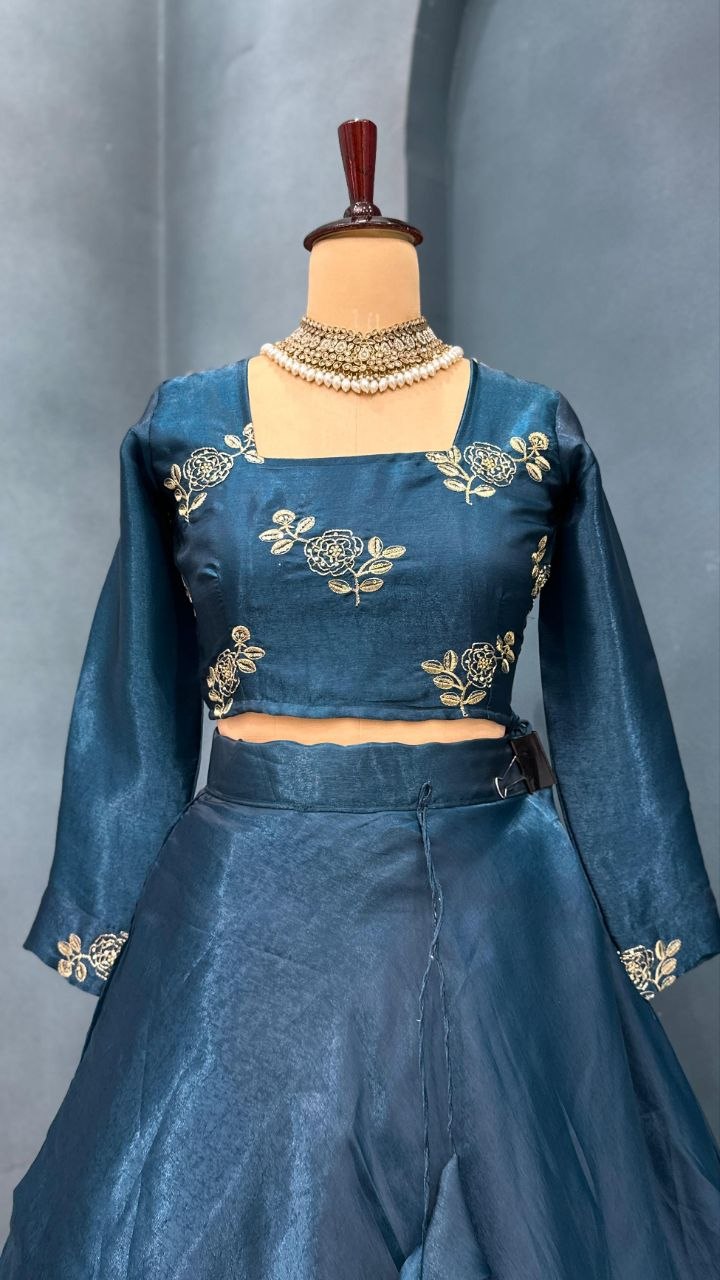 Beautifull Designer Wear 3 in 1 Lehenga