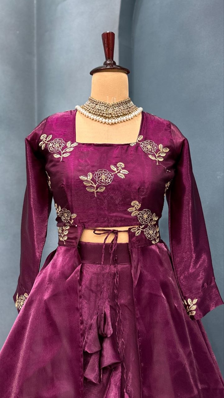 Beautifull Designer Wear 3 in 1 Lehenga