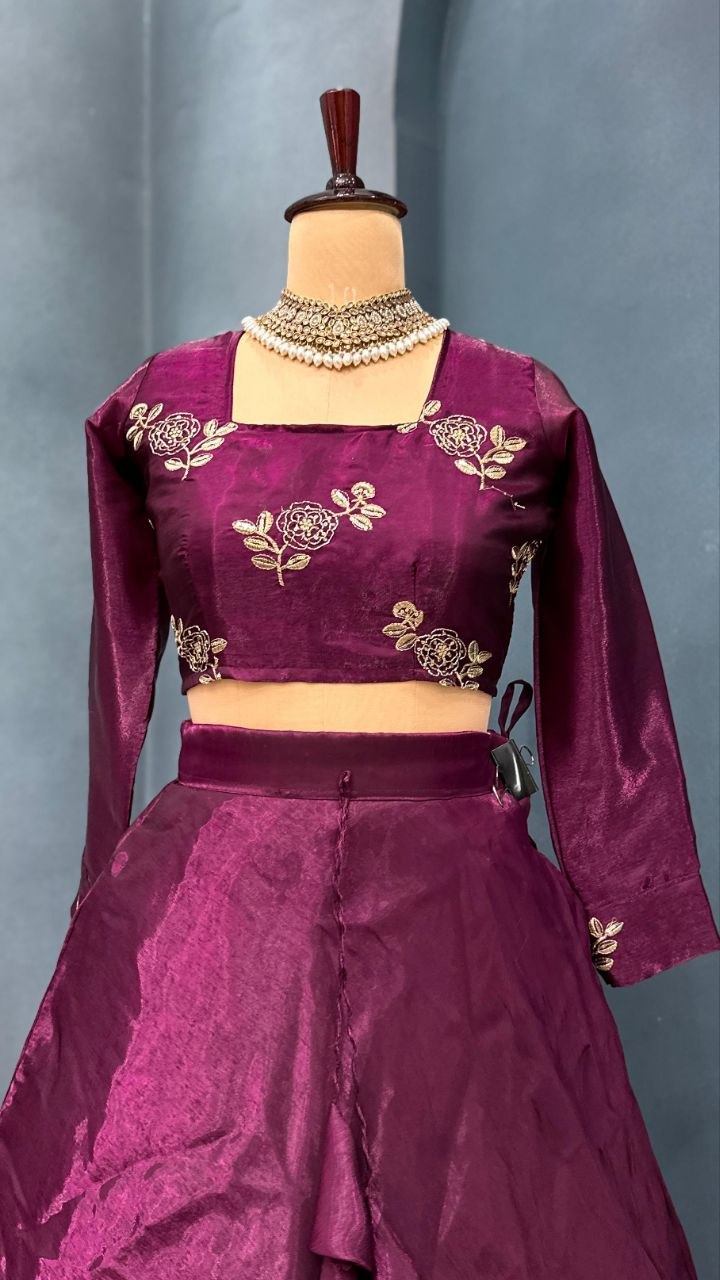 Beautifull Designer Wear 3 in 1 Lehenga