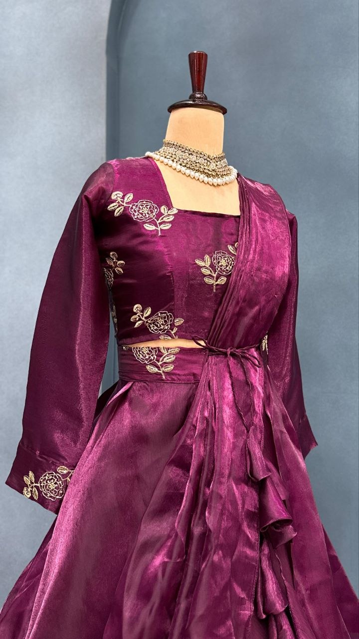 Beautifull Designer Wear 3 in 1 Lehenga