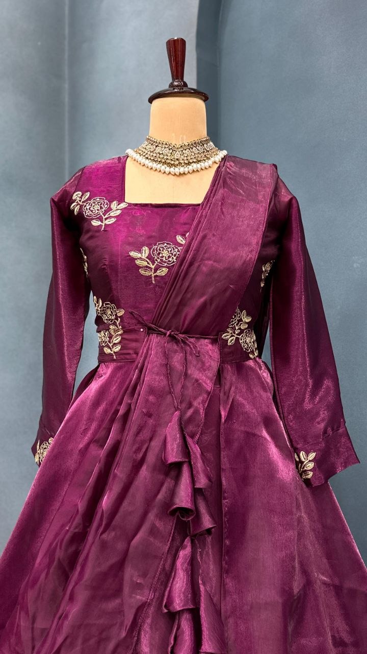 Beautifull Designer Wear 3 in 1 Lehenga