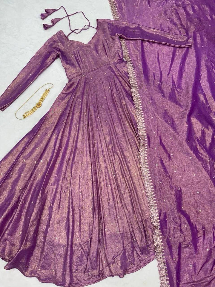 Original Banarasi Tissue Fabric Gown