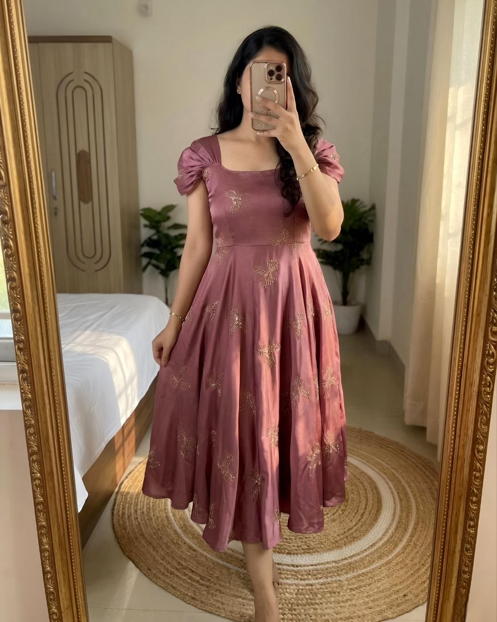 Premium rangoli silk Maxi Gown Collection