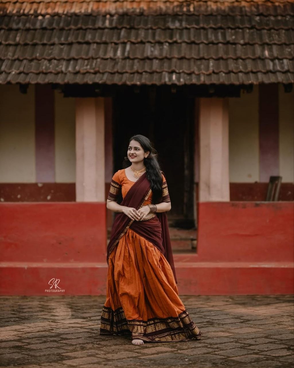 South India Special Semi Stitched Kanjivaram Half Saree