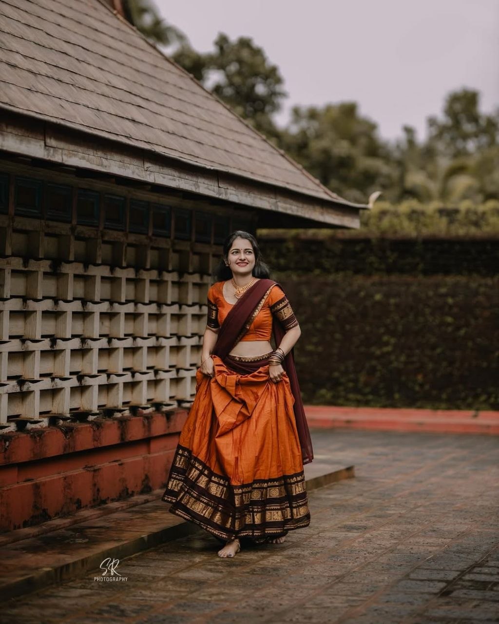 South India Special Semi Stitched Kanjivaram Half Saree