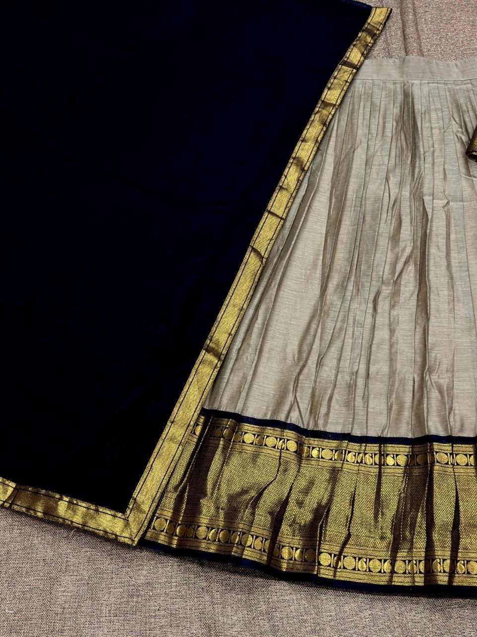 South India Special Semi Stitched Kanjivaram Half Saree