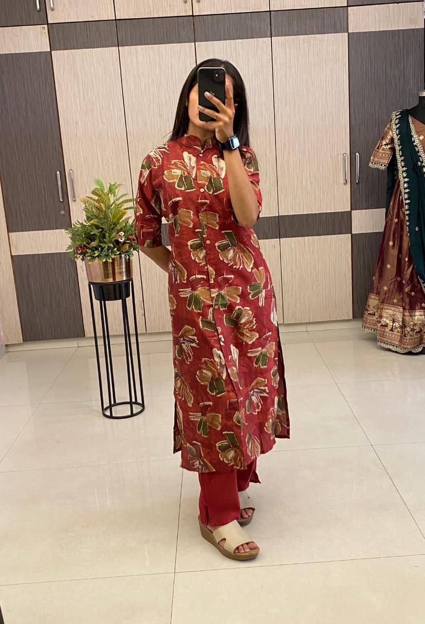 Daily Floral Co-Ord Set Cotton Fabric