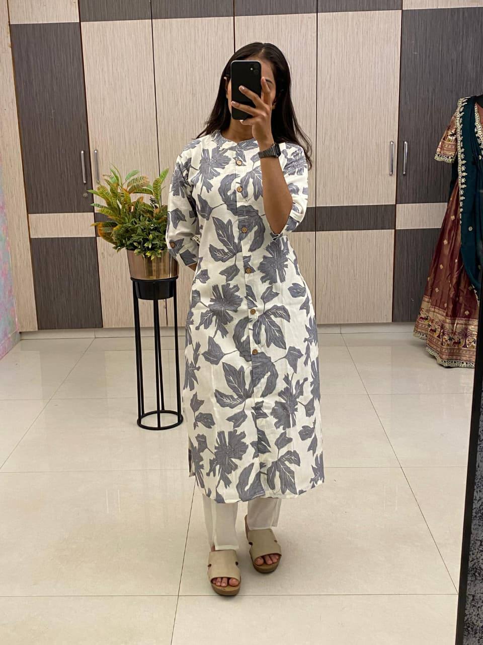 Daily Floral Co-Ord Set Cotton Fabric