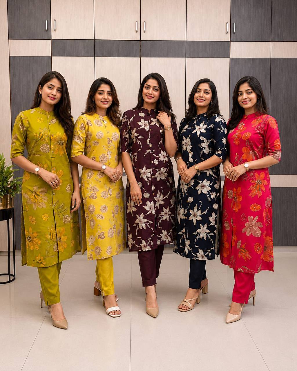 Summer Special  Floral Co-Ord Set Cotton Fabric