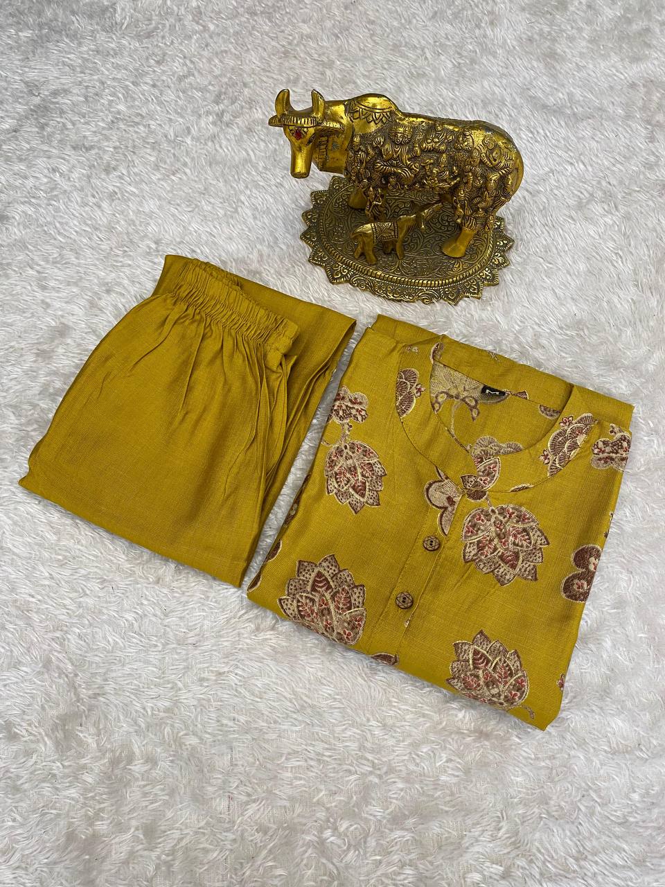 Summer Special  Floral Co-Ord Set Cotton Fabric