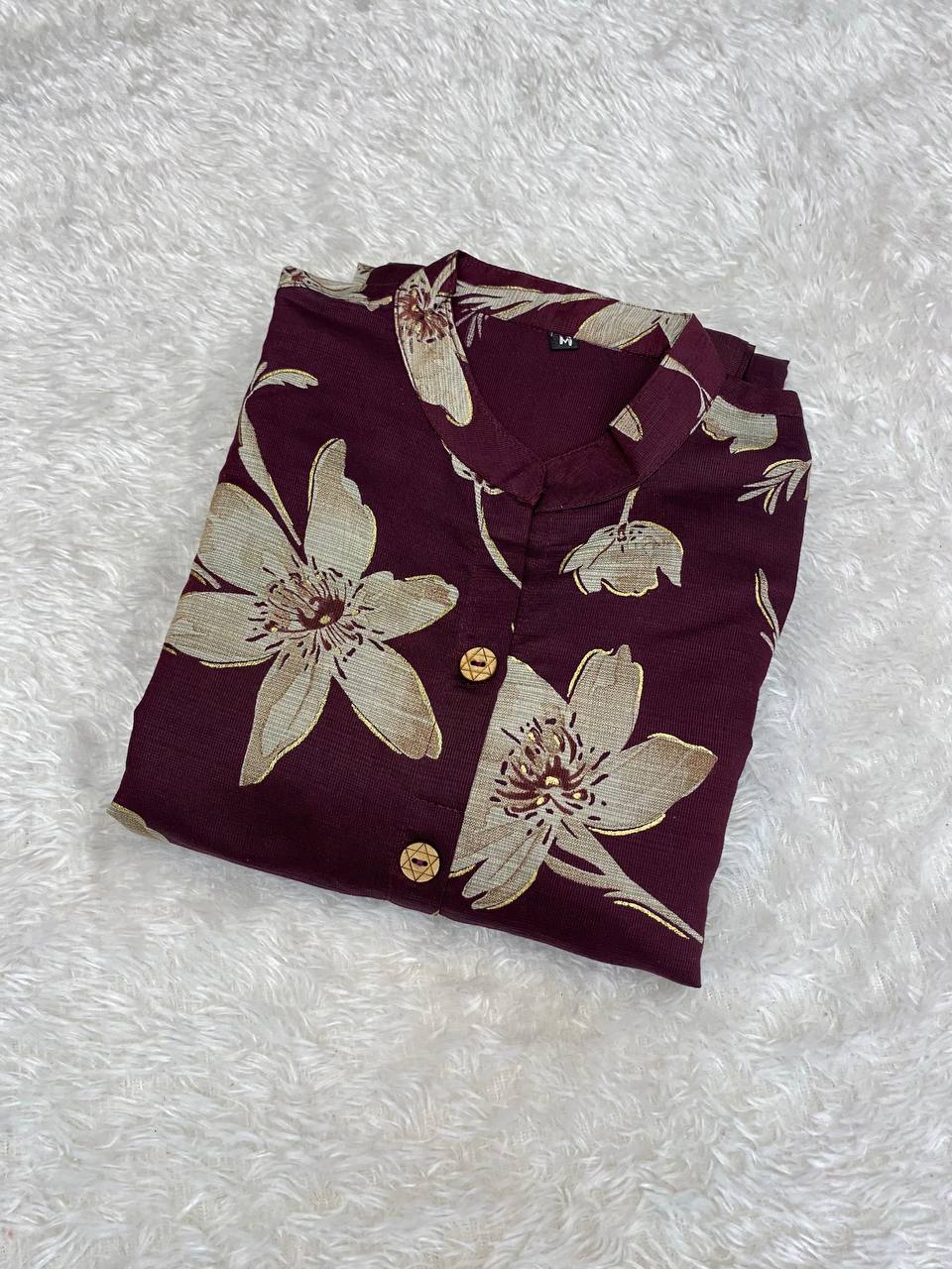 Summer Special  Floral Co-Ord Set Cotton Fabric