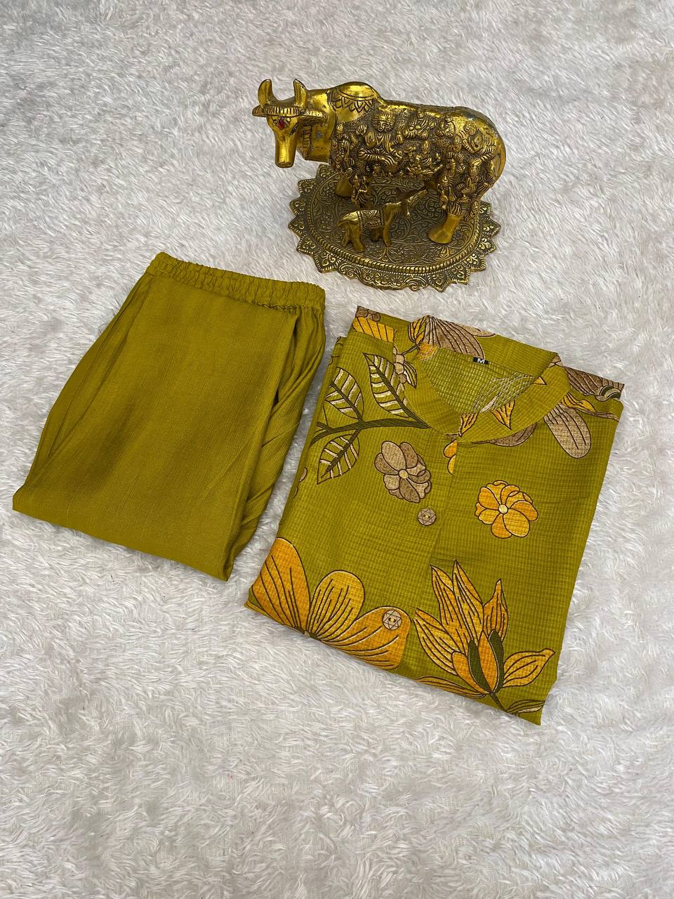 Summer Special  Floral Co-Ord Set Cotton Fabric