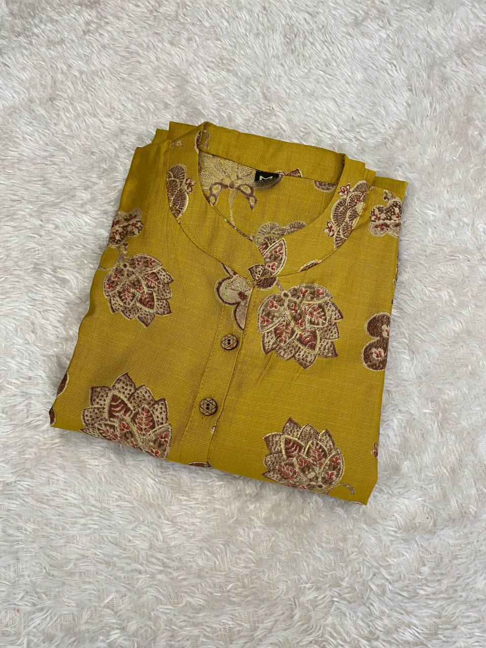 Summer Special  Floral Co-Ord Set Cotton Fabric