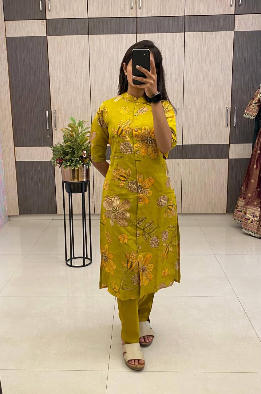 Summer Special  Floral Co-Ord Set Cotton Fabric