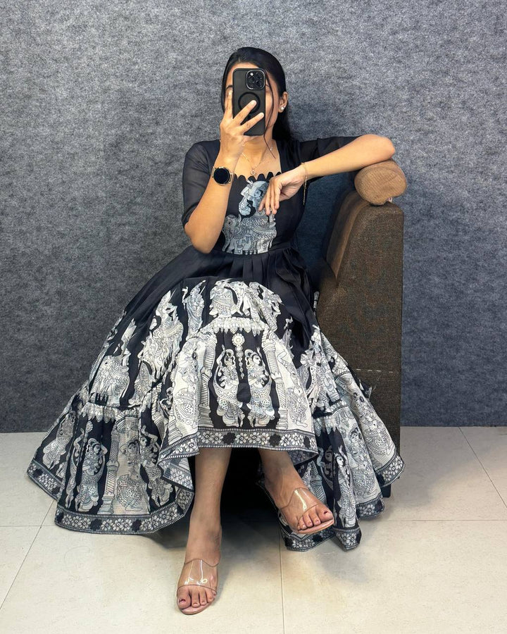 Summer Special Kalamkari khalahasti  kota maxi