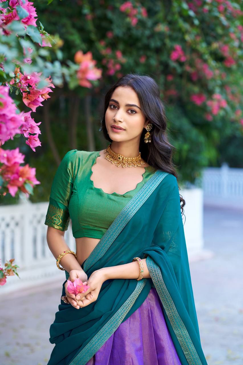 Premium Quality Kanchipuram Hal Sarees