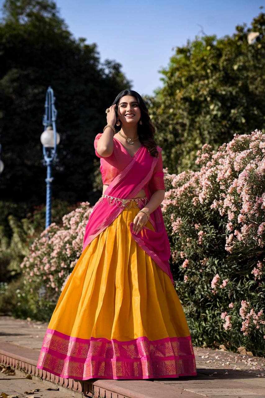 Premium Quality Kanchipuram Hal Sarees