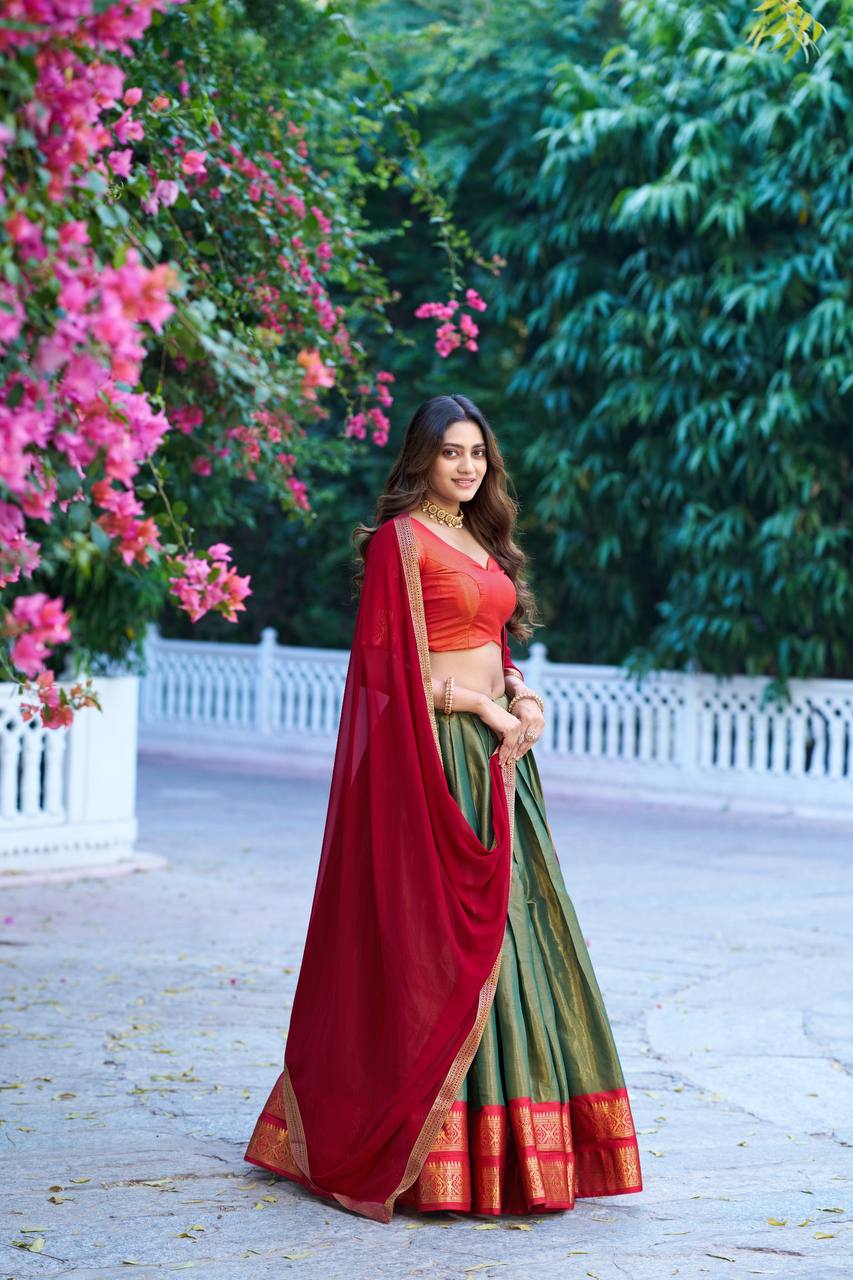 Premium Quality Kanchipuram Hal Sarees