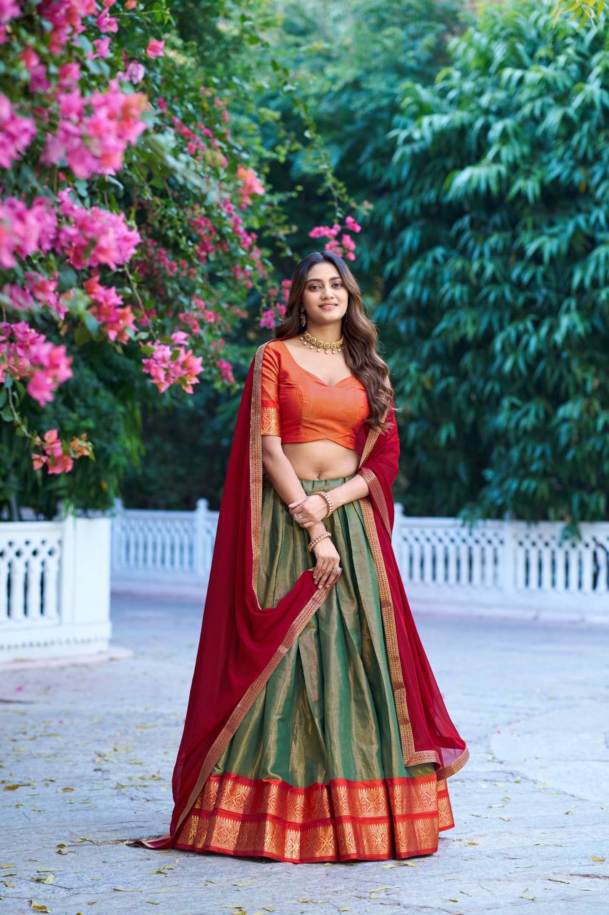 Premium Quality Kanchipuram Hal Sarees