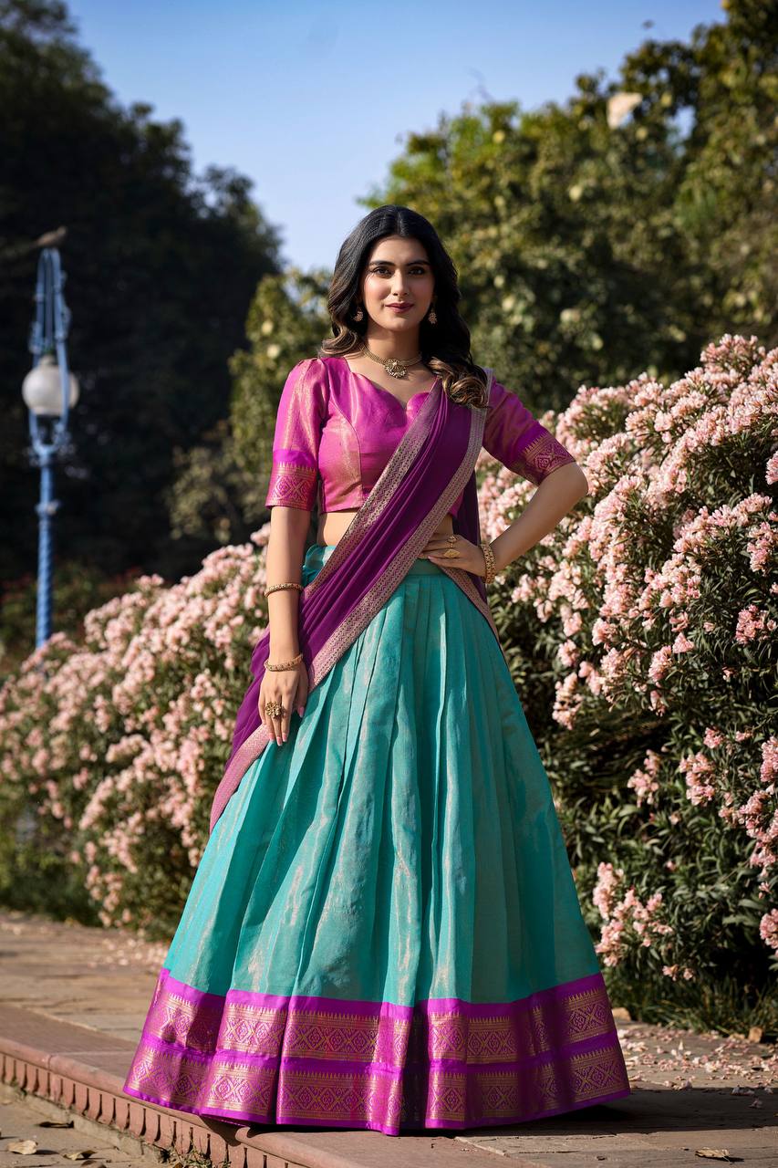Premium Quality Kanchipuram Hal Sarees