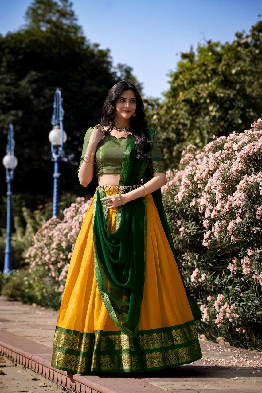Premium Quality Kanchipuram Hal Sarees