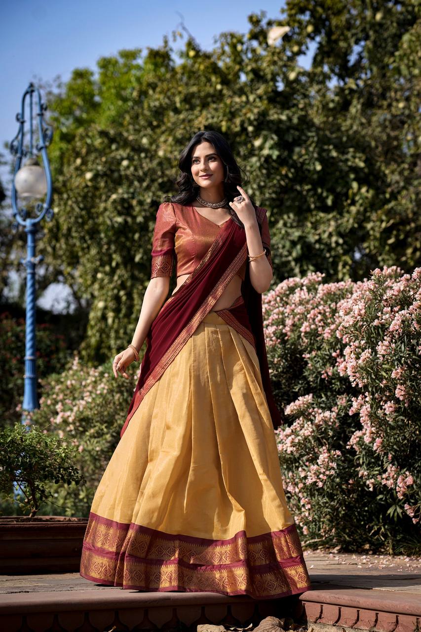 Premium Quality Kanchipuram Hal Sarees