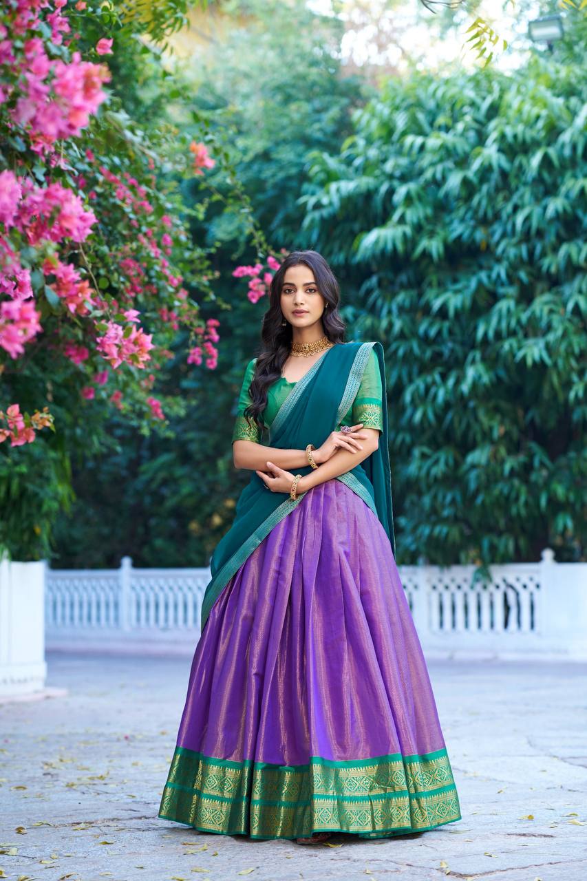 Premium Quality Kanchipuram Hal Sarees