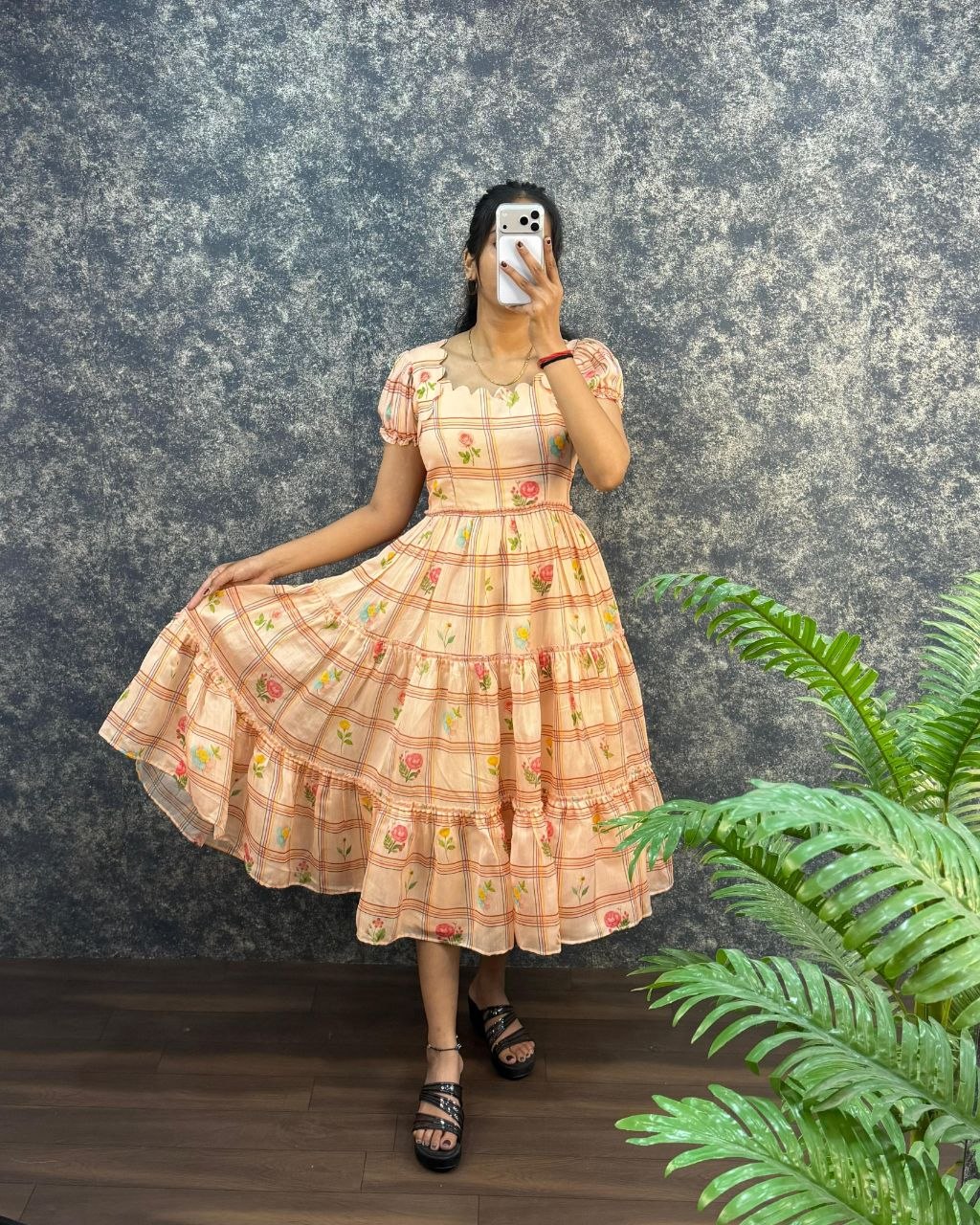 Summer Special Pure Soft Mal Chanderi Maxi Gown