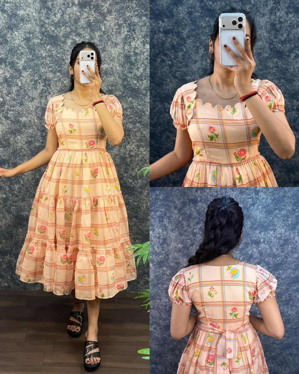 Summer Special Pure Soft Mal Chanderi Maxi Gown