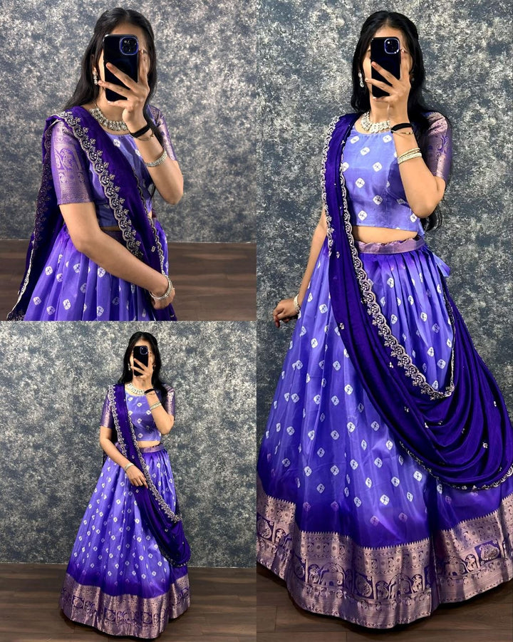 Festival Semi Stitched Lehenga Choli