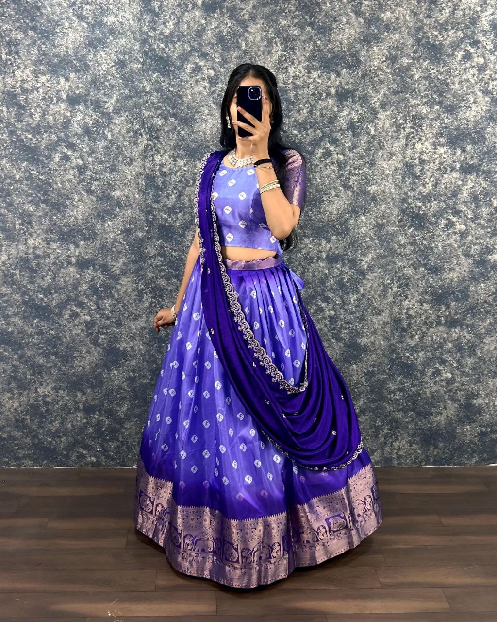Festival Semi Stitched Lehenga Choli