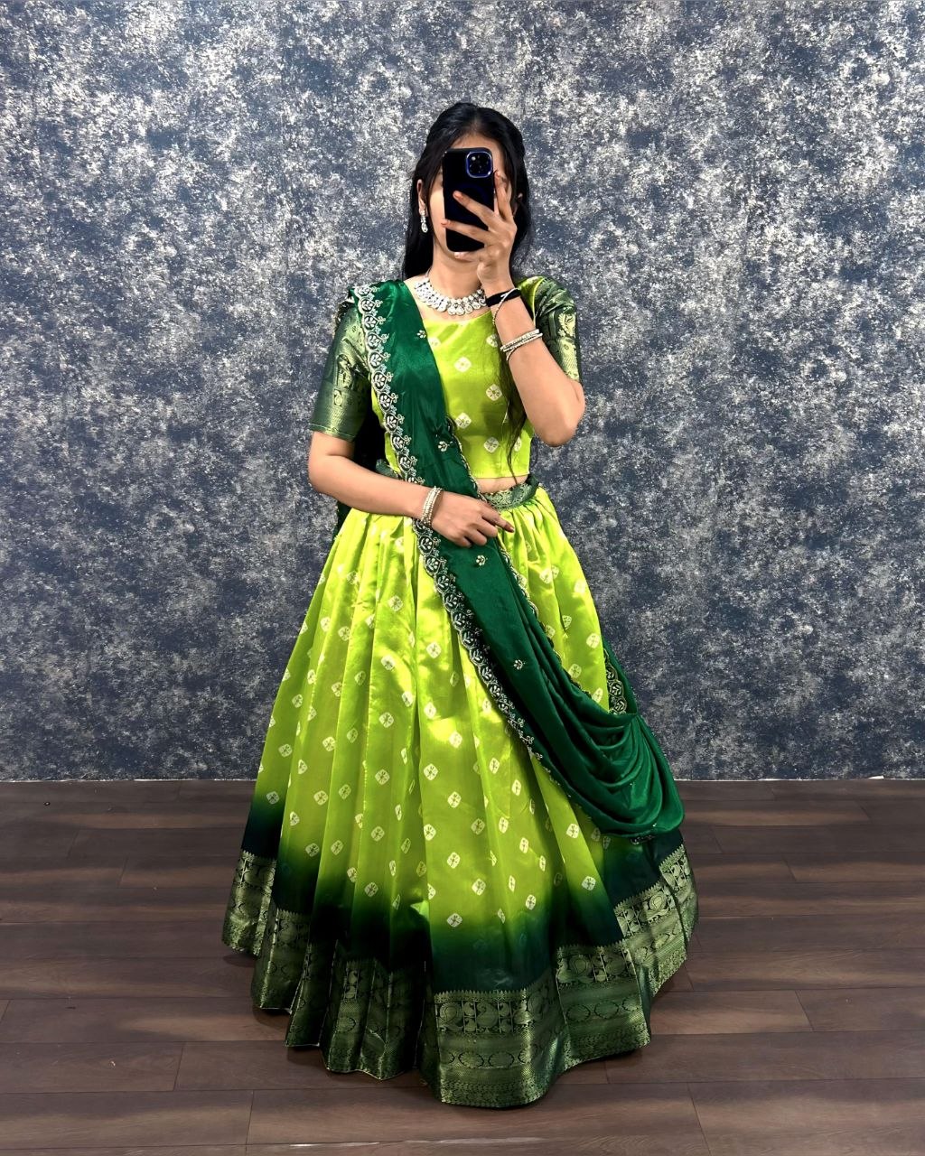 Festival Semi Stitched Lehenga Choli