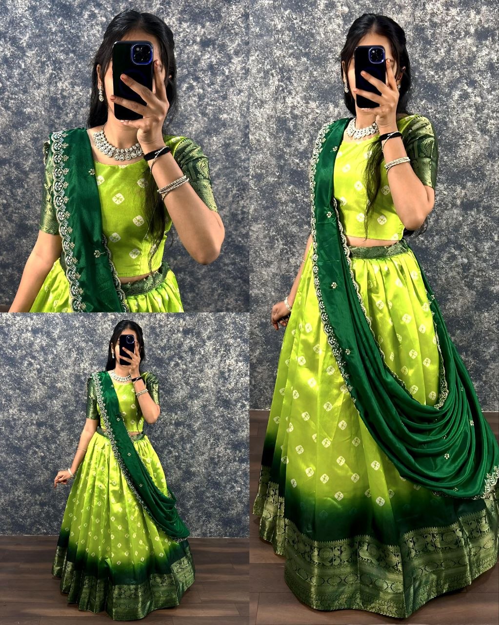 Festival Semi Stitched Lehenga Choli