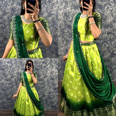 Festival Semi Stitched Lehenga Choli