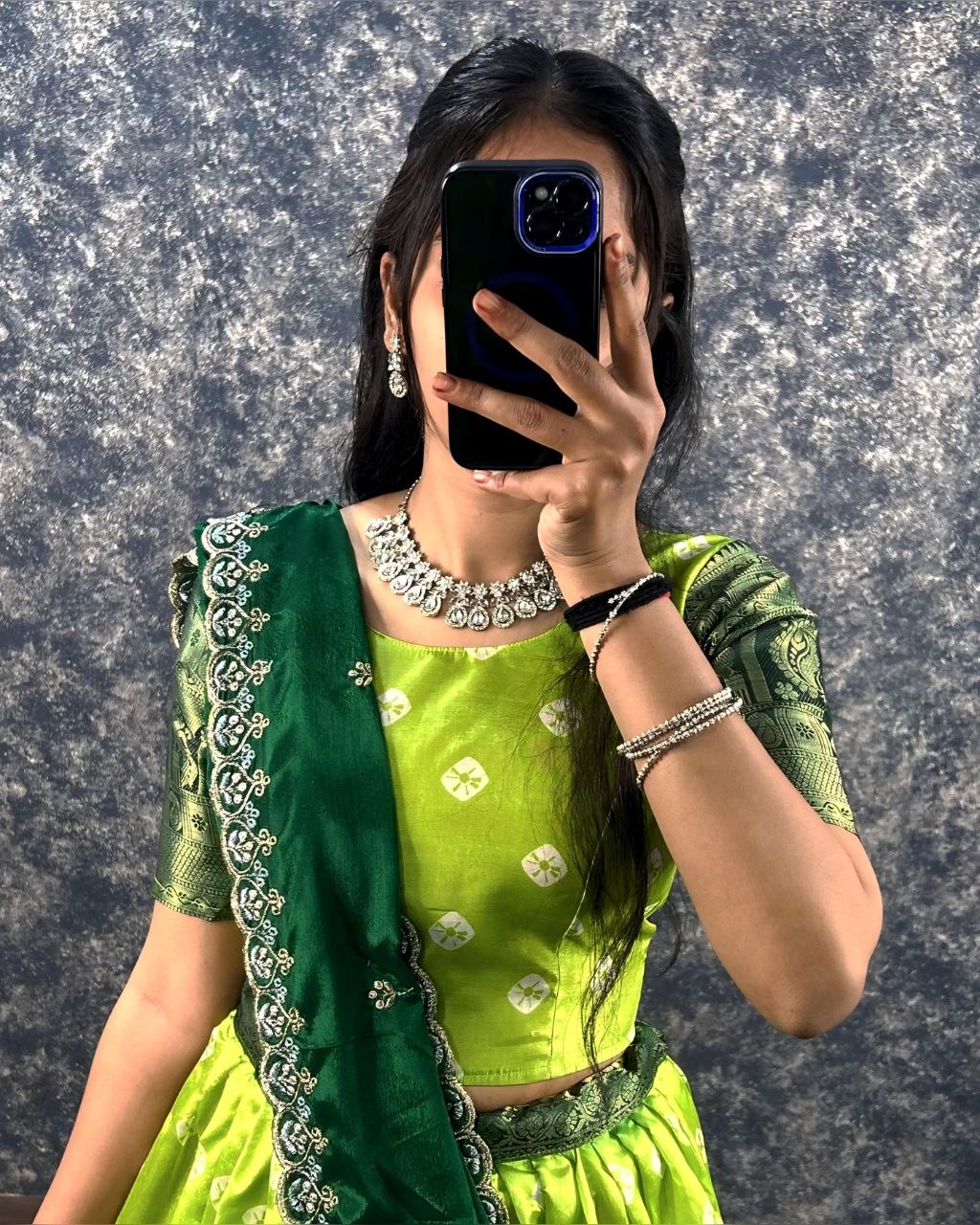 Festival Semi Stitched Lehenga Choli
