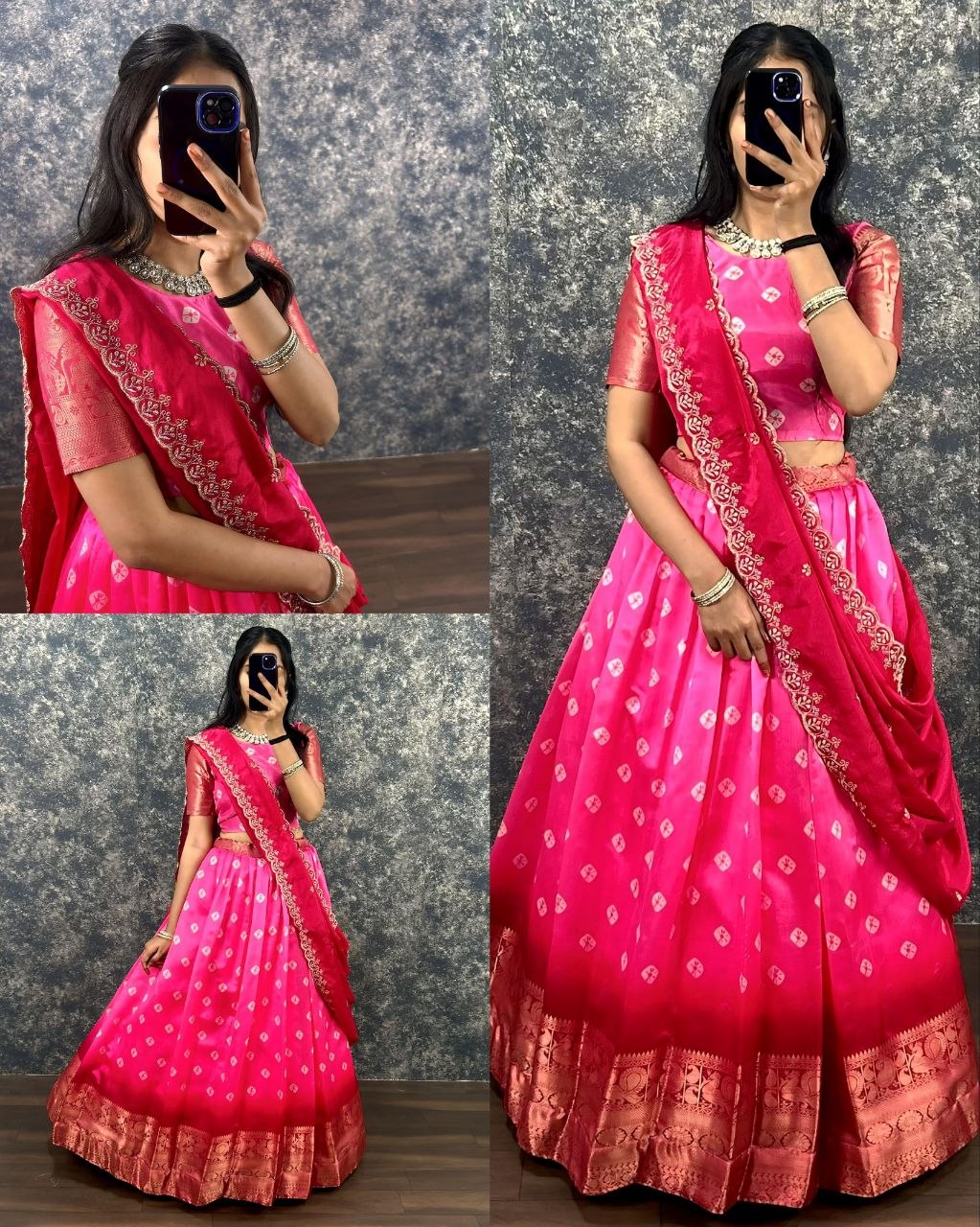 Festival Semi Stitched Lehenga Choli