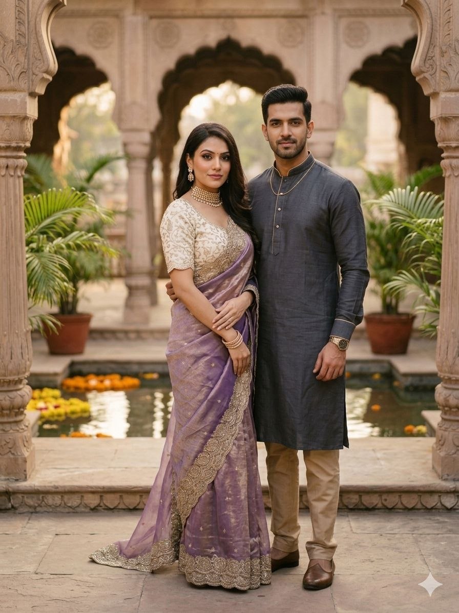 Party Wear Soft space silk  Satin Saree with heavy embroidery sequence Work Sare