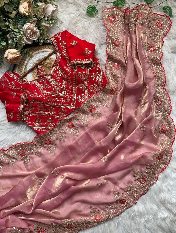 Very Soft nd Elegant Rich look fendy sartin saree