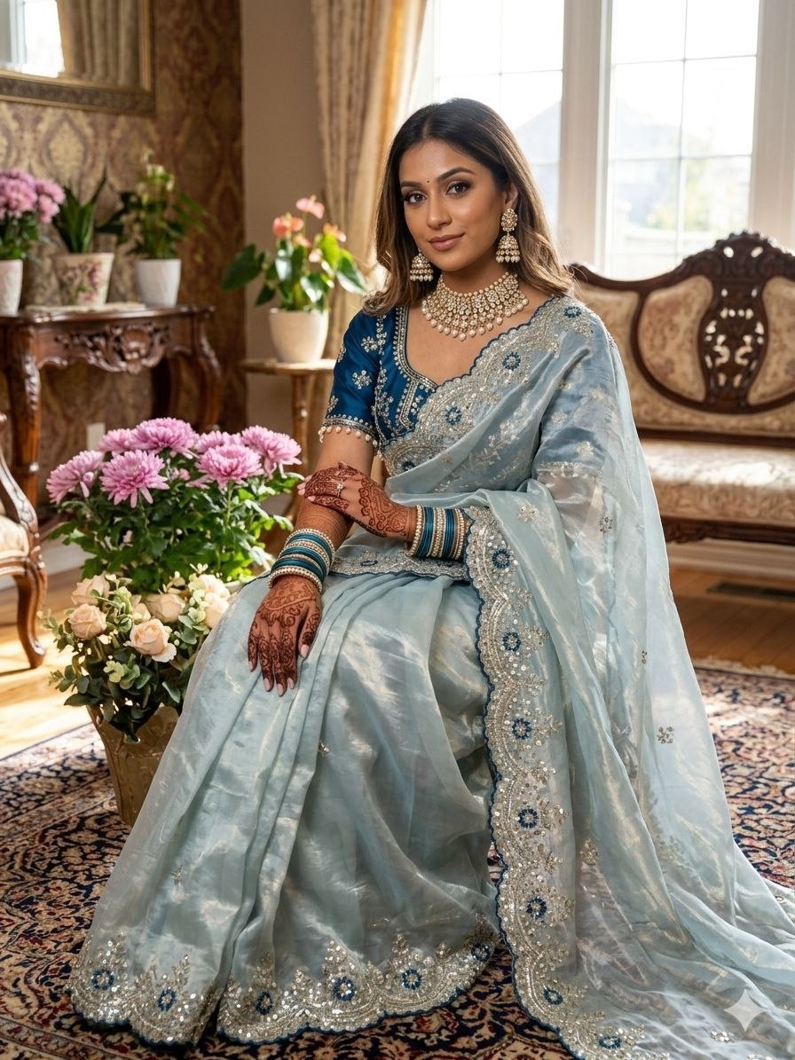 Very Soft nd Elegant Rich look fendy sartin saree