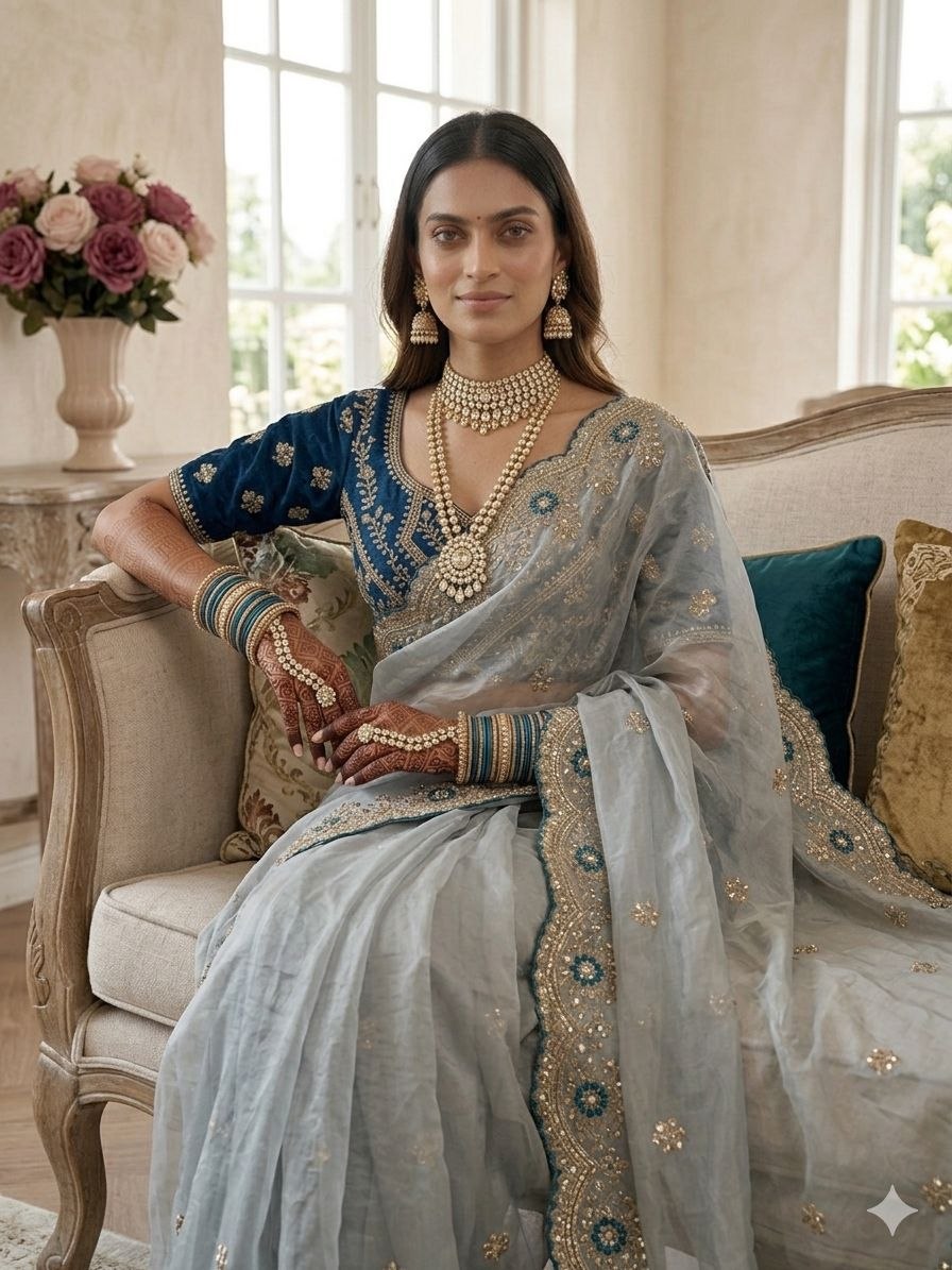 Very Soft nd Elegant Rich look fendy sartin saree
