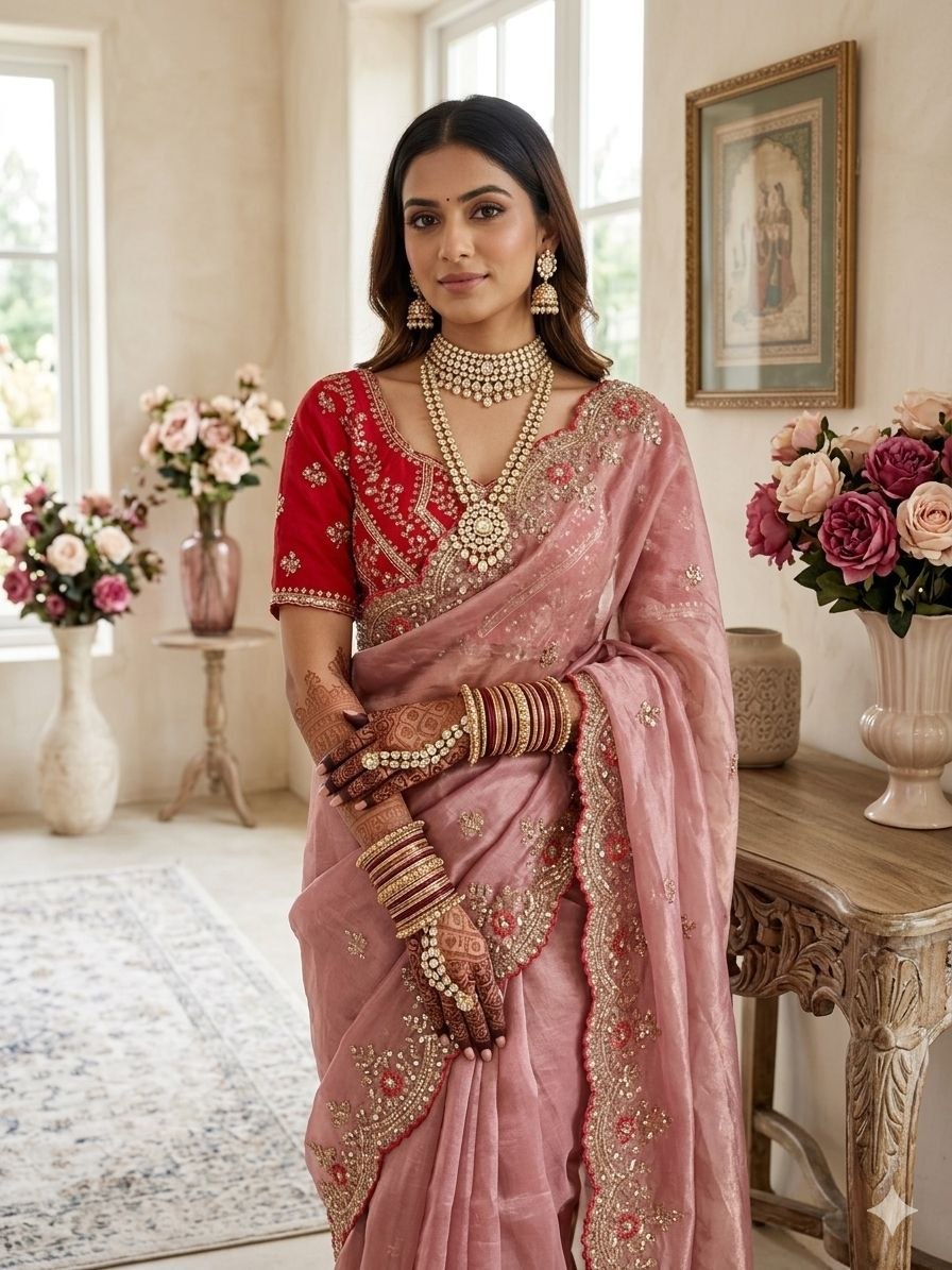 Very Soft nd Elegant Rich look fendy sartin saree