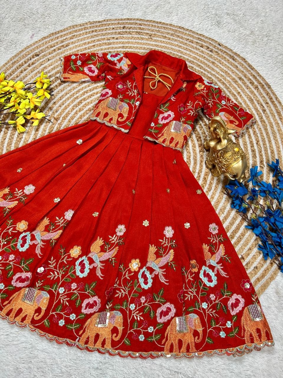 Beautifull Gown With Coat For KIDS
