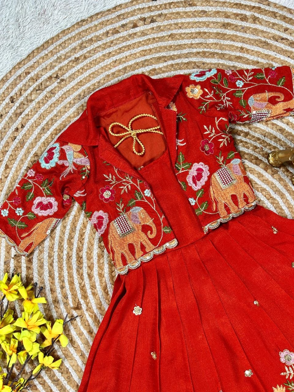 Beautifull Gown With Coat For KIDS