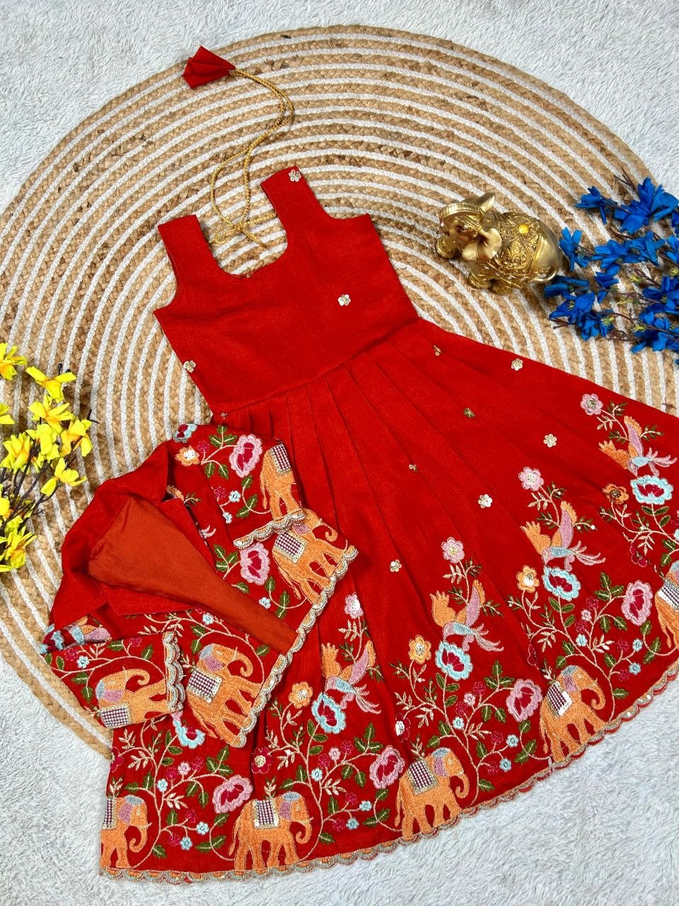 Beautifull Gown With Coat For KIDS