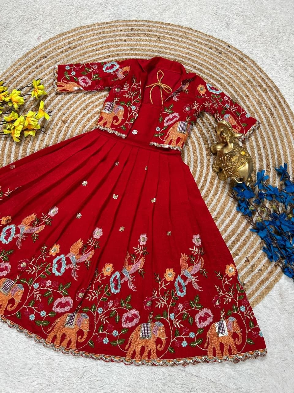 Beautifull Gown With Coat For KIDS