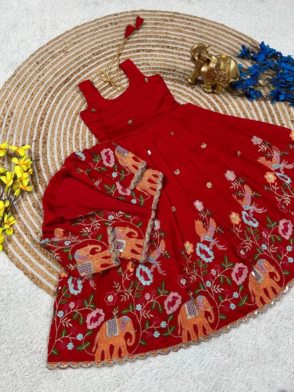Beautifull Gown With Coat For KIDS