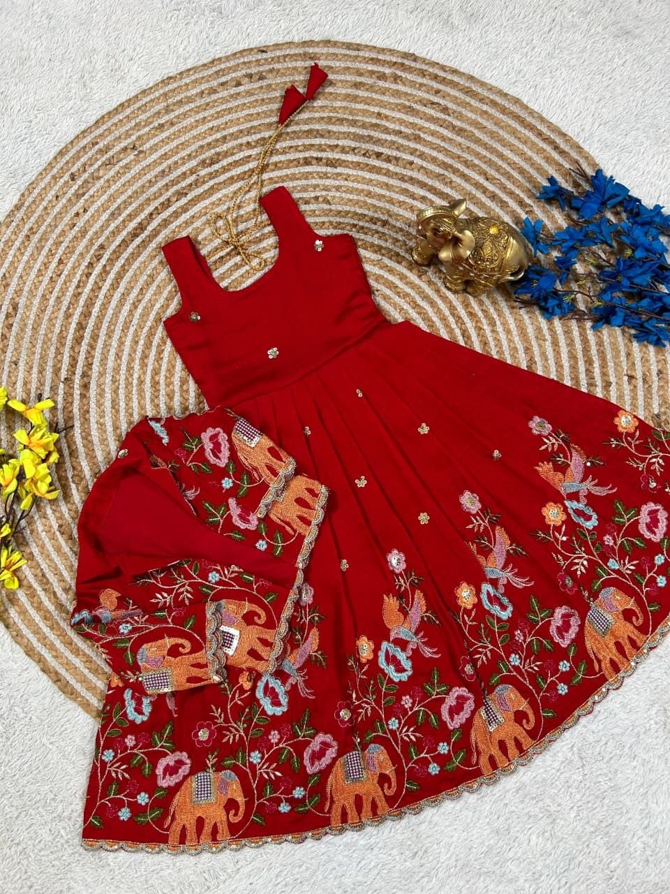 Beautifull Gown With Coat For KIDS