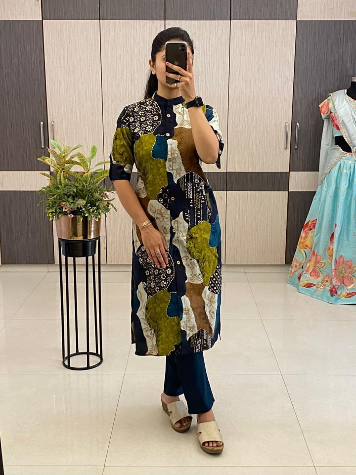 Summer Sunshine   Co-Ord Set with Closed Collar & Pocket