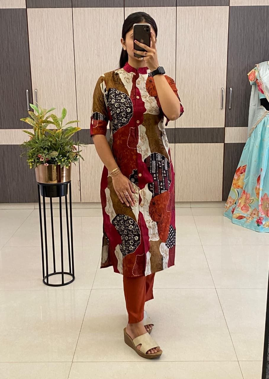 Summer Sunshine   Co-Ord Set with Closed Collar & Pocket